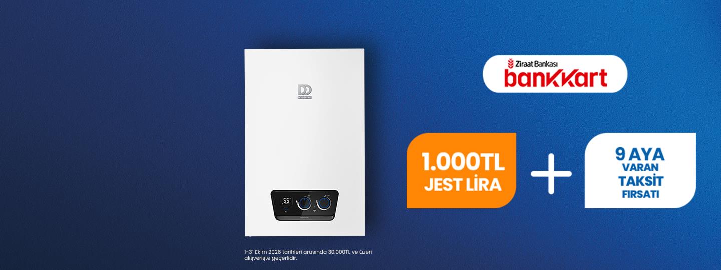 Ziraat Bankası ile DemirDöküm’de 1000TL Jest Lira kazanma fırsatı!