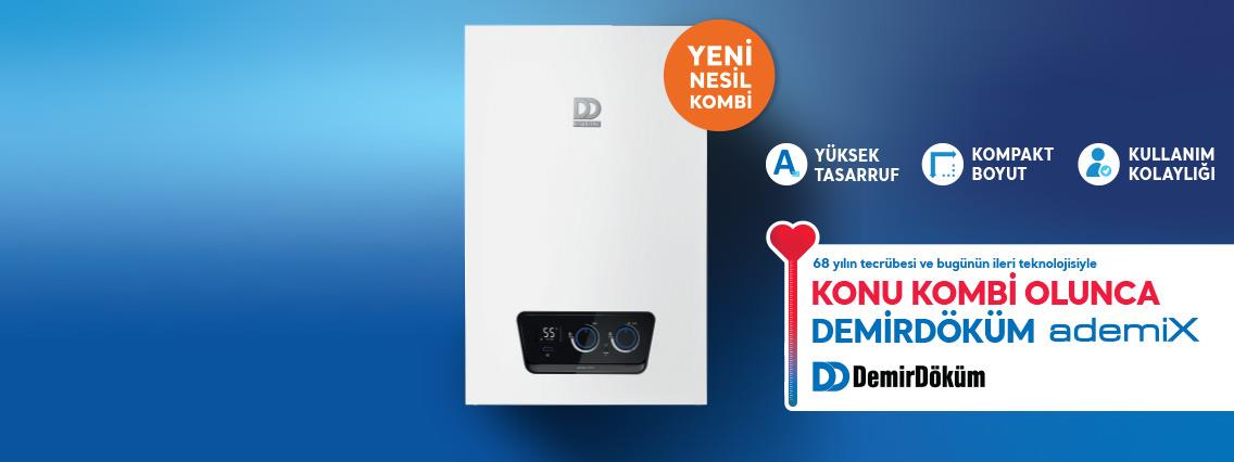 A Sınıfı Enerji Verimliliği ile Yüksek Tasarruf Sağlayan ve Kolay Kullanılan ademiX Kombiyi Hemen Keşfedin.