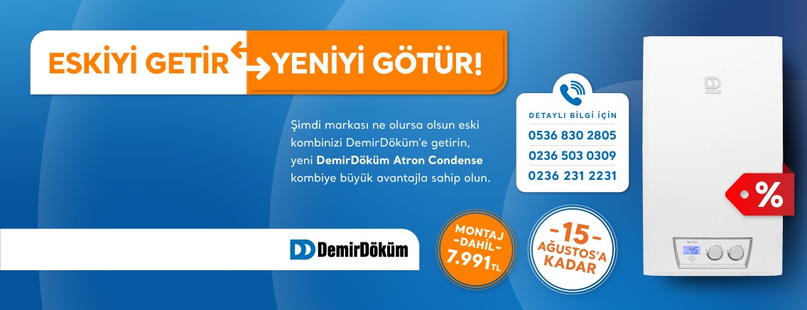 Manisa DemirDöküm Yoğuşmalı Kombi Kampanyası